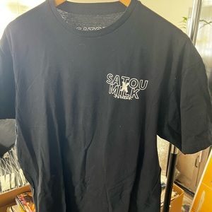 Satou Milk Anime Girl T-shirt Size Large